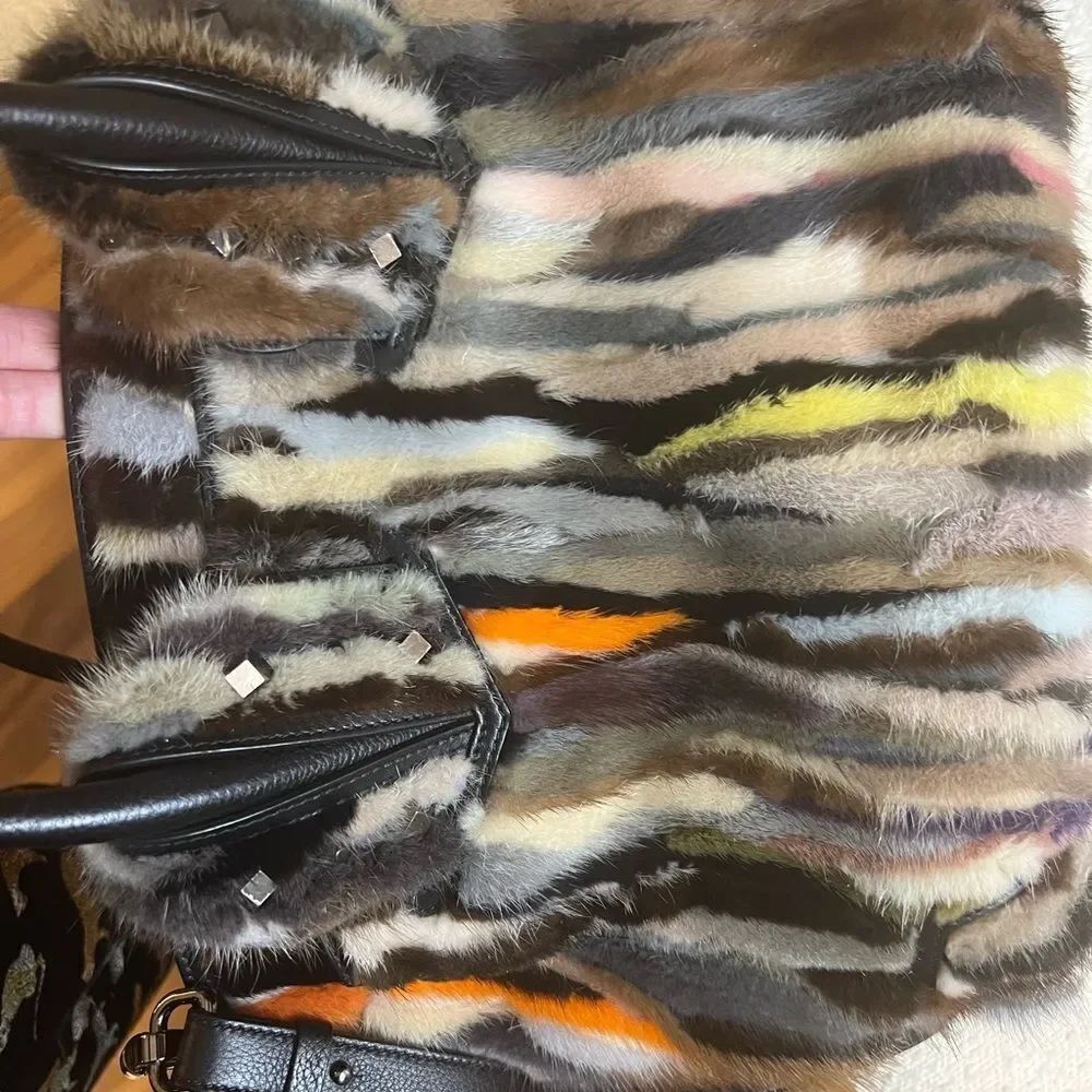 Christian Louboutin mink tie-dye bag - Picture 11 of 16